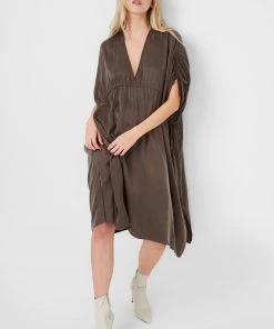 French Connection Sale Alto Rosanna Drape Midi Dress