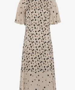 French Connection Dolores Drape Midi Dress Last Chance To Buy