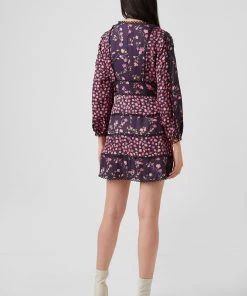 French Connection Daisy Crush Tiered Dress 9 French Connection Daisy Crush Tiered Dress