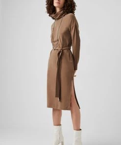 French Connection Renji Modal Rollneck Midi Dress