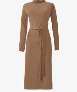 French Connection Renji Modal Rollneck Midi Dress