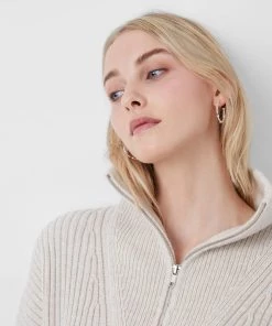 French Connection Lana Knits Half-Zip Dress