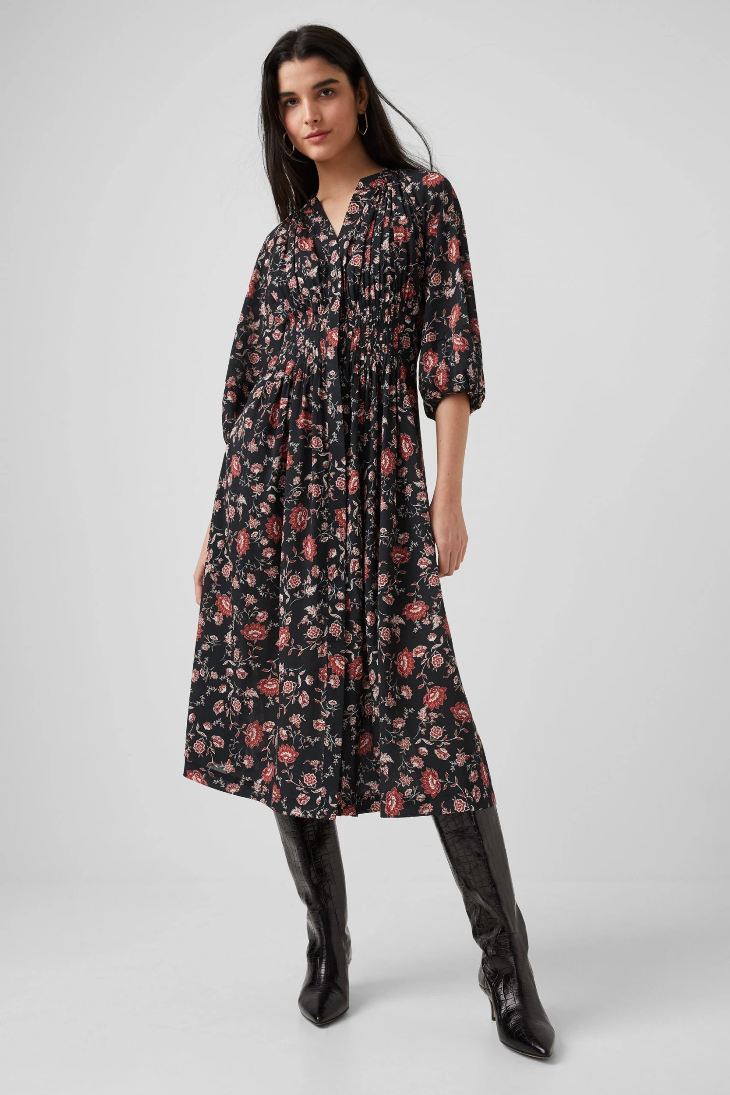 French Connection Sale Alison Pleated Dress 3 French Connection Sale Alison Pleated Dress