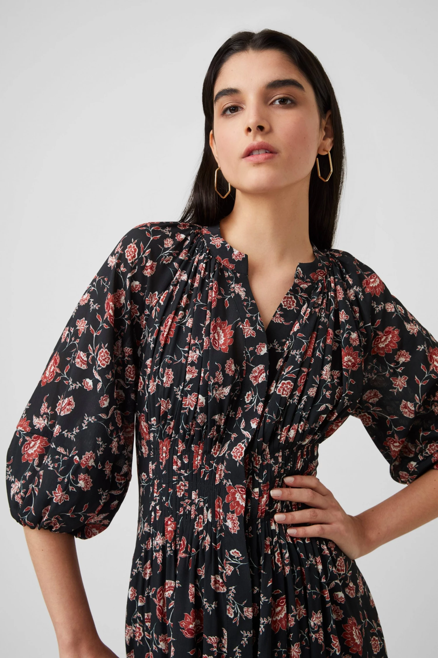 French Connection Sale Alison Pleated Dress 5 French Connection Sale Alison Pleated Dress