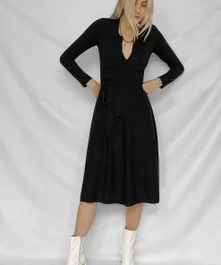 French Connection Last Chance To Buy Fit And Flare Midi Dress