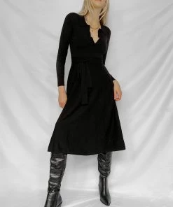 French Connection Last Chance To Buy Fit And Flare Midi Dress