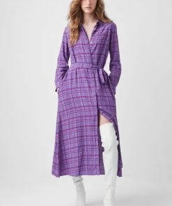 French Connection Gwen Shirt Midi Dress