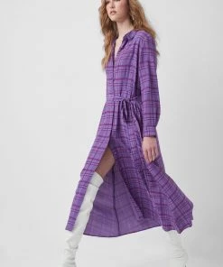 French Connection Gwen Shirt Midi Dress
