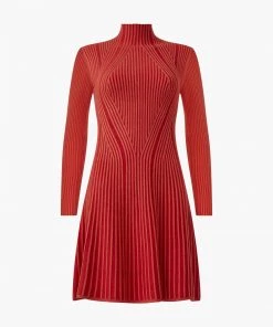 French Connection Mari Rib Above The Knee Dress