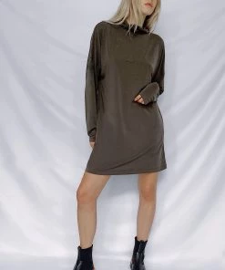 French Connection Renya Modal Jersey Zip Mini Dress