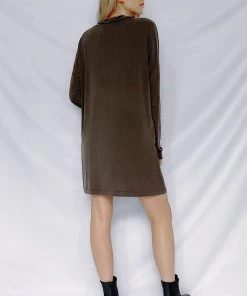 French Connection Renya Modal Jersey Zip Mini Dress