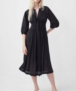 French Connection Cora Pleated Midi Dress 10 French Connection Cora Pleated Midi Dress