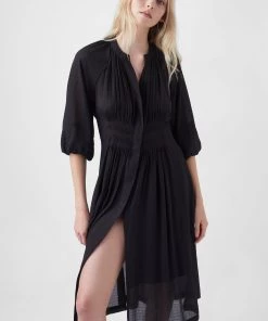 French Connection Cora Pleated Midi Dress