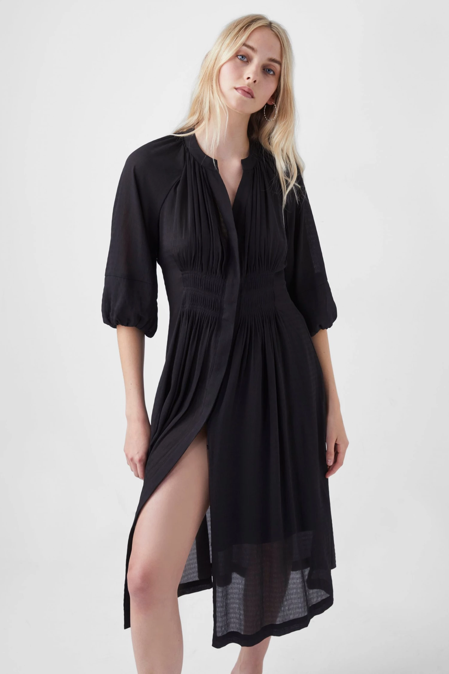 French Connection Cora Pleated Midi Dress 4 French Connection Cora Pleated Midi Dress