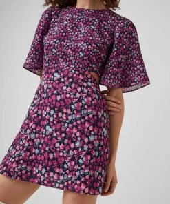 French Connection Bethany Verona Crepe Mini Dress