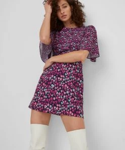 French Connection Bethany Verona Crepe Mini Dress