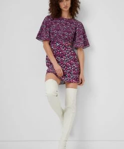 French Connection Bethany Verona Crepe Mini Dress