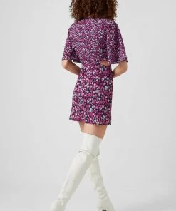 French Connection Bethany Verona Crepe Mini Dress
