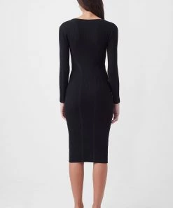 French Connection Simona Knit Scoop Neck Bodycon Dress 10 French Connection Simona Knit Scoop Neck Bodycon Dress