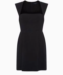 French Connection Whisper Ruth Square Neck Mini Dress