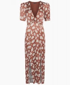 French Connection Aimee Enid Front Split Dress Dresses
