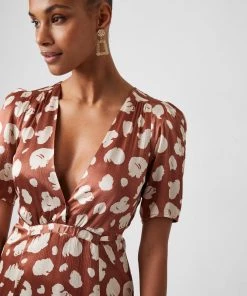 French Connection Aimee Enid Front Split Dress Dresses