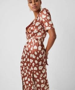 French Connection Aimee Enid Front Split Dress Dresses