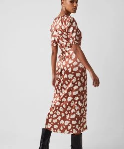 French Connection Aimee Enid Front Split Dress Dresses