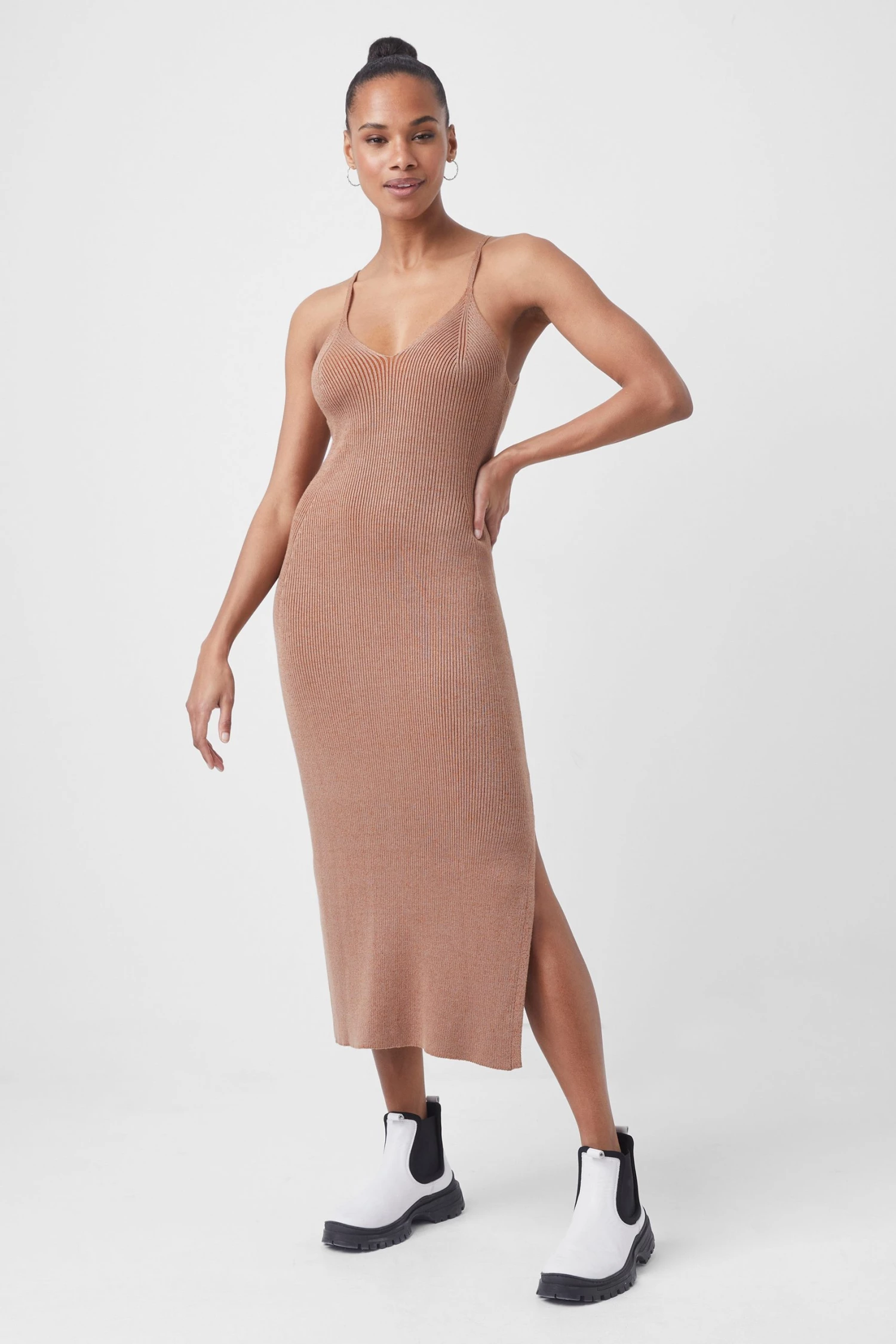 French Connection Mari Lenny Knit Strappy Dress Sale 3 French Connection Mari Lenny Knit Strappy Dress Sale