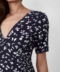 French Connection Sale Bonita Drape V-Neck Midi Dress 9 French Connection Sale Bonita Drape V-Neck Midi Dress