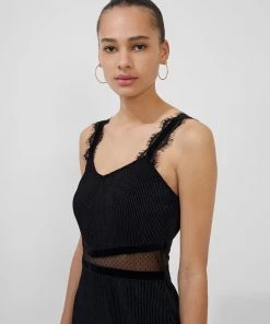 French Connection Sale Sarelle Ottoman Velvet Bodycon Dress