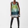French Connection Estari Ombre Swing Sequin Dress Sale