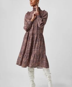 French Connection Faith Drape Mdi Dress Sale