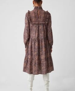 French Connection Faith Drape Mdi Dress Sale