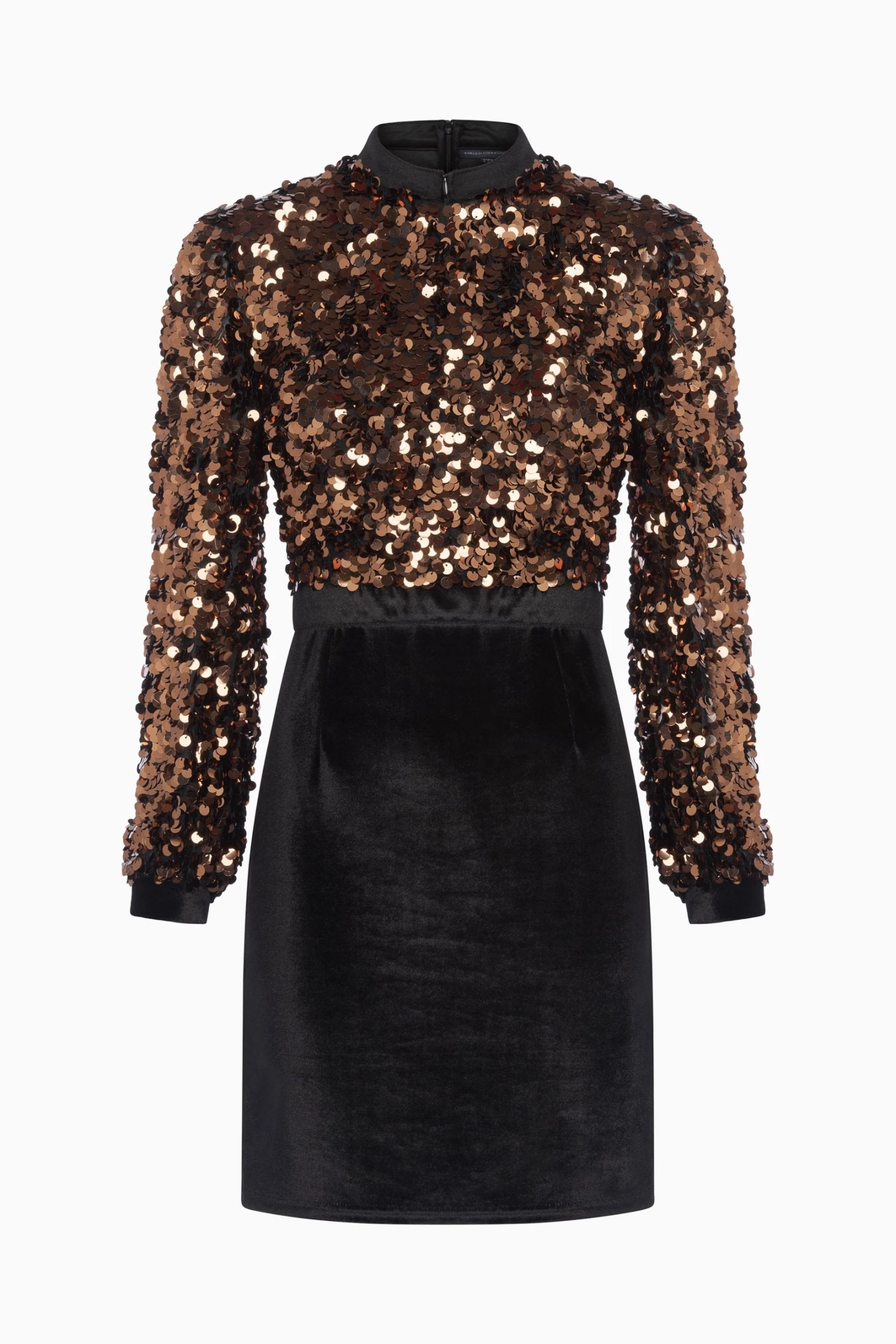 French Connection Sale Ashiaz Sequin Velvet Mini Dress 8 French Connection Sale Ashiaz Sequin Velvet Mini Dress