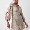 French Connection Caballo Sequin V Neck Dress Trending