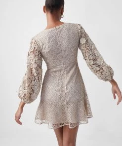 French Connection Caballo Sequin V Neck Dress Trending
