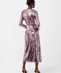 French Connection Fiki Sequin Midi Dress