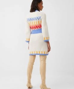 French Connection Neya Fair Isle Knit Mini Dress