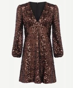 French Connection Eeka Cluster Sequin Mini Dress Sale
