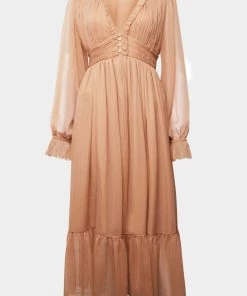 French Connection Alita Pleated Recycled V-Neck Midi Dress 17 French Connection Alita Pleated Recycled V-Neck Midi Dress