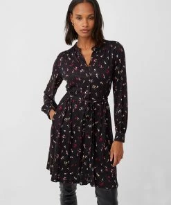 French Connection Sale Chiara Meadow Jersey Belted Dress