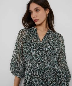 French Connection Ditsy Cora Midi Dress