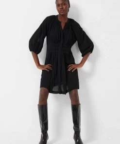 French Connection Cora Pleated Mini Dress New In