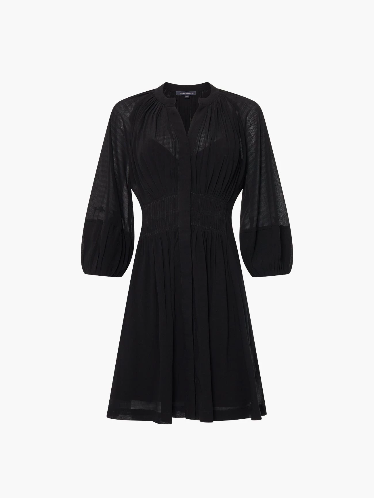 French Connection Cora Pleated Mini Dress New In 6 French Connection Cora Pleated Mini Dress New In