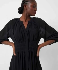 French Connection Cora Pleated Mini Dress New In