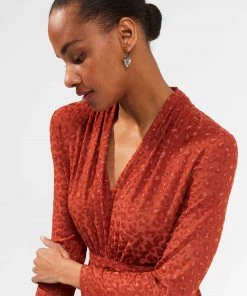 French Connection Sibley Eco Jacquard Jersey Dress 10 French Connection Sibley Eco Jacquard Jersey Dress