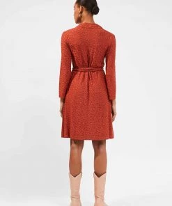 French Connection Sibley Eco Jacquard Jersey Dress 12 French Connection Sibley Eco Jacquard Jersey Dress