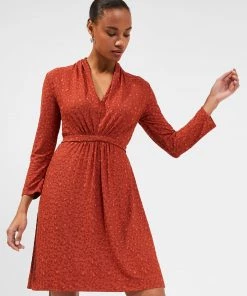 French Connection Sibley Eco Jacquard Jersey Dress