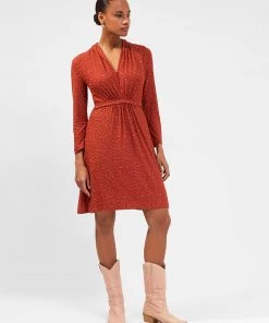 French Connection Sibley Eco Jacquard Jersey Dress